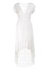 Biała Sukienka Delmana