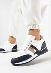 Biało-Granatowe Buty Sportowe Thalasura