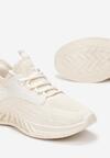 Beżowe Buty Sportowe Thalousa