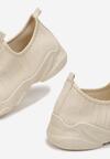 Beżowe Buty Sportowe Alemonice