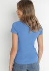Niebieski T-shirt Caearis