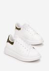 Biało-Złote Sneakersy Sondos