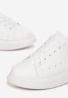 Biało-Srebrne Sneakersy Sondos