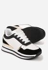 Czarno-Białe Sneakersy Lilala