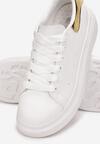 Biało-Złote Sneakersy Doroki