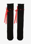 Czarno-Czerwone Skarpety Larima