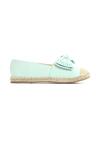 Niebieskie Espadryle Crystal Bow