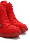 Czerwone Sneakersy Compel