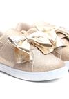 Złote Slip On Sparkling