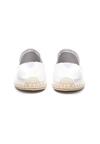 Srebrne Espadryle Top-Drawer