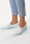 Biało-Niebieskie Slip On Thrillers