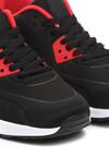 Czarno-Czerwone Buty Sportowe Me