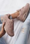 Różowe Buty Sportowe Vintage Nilda