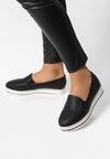 Czarne Slip On Jesen