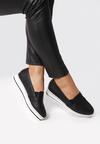 Czarne Slip On Jesen