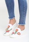 Białe Slip On Panka