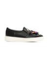 Czarne Slip On Great Windmill