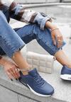 Granatowe Buty Sportowe Cold Nights