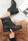 Czarne Botki Stylish