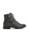 Szare Botki Four Strap