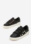 Czarne Buty Sportowe Laugh in Face