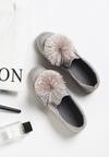 Szare Slip On Tassel