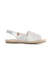 Srebrne Espadryle Morning Liight