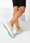 Beżowe Buty Sportowe Cheldina