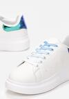 Biało-Niebieske Sneakersy Pop Of Colour