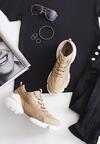 Beżowe Sneakersy Bathaphaura