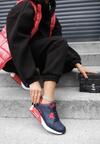Granatowe Buty Sportowe Thronishis