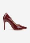 Pantofi stiletto Bordo