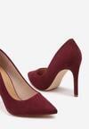 Pantofi stiletto Bordo