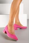 Pantofi cu toc Fucsia