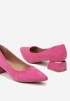 Pantofi cu toc Fucsia