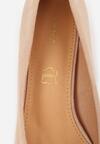 Pantofi cu toc Bej