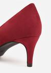 Pantofi cu toc Bordo