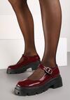 Pantofi casual Bordo