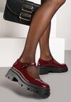 Pantofi casual Bordo