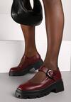 Pantofi casual Bordo