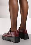 Pantofi casual Bordo