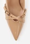 Pantofi cu toc Bej