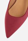 Pantofi cu toc Bordo
