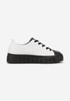 Sneakers Alb cu negru