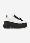 Sneakers Alb cu negru