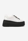 Sneakers Alb cu negru