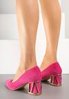 Pantofi cu toc Fucsia