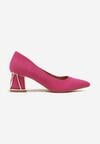 Pantofi cu toc Fucsia