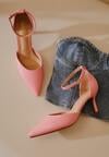 Pantofi cu toc Roz