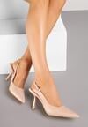 Pantofi stiletto Bej